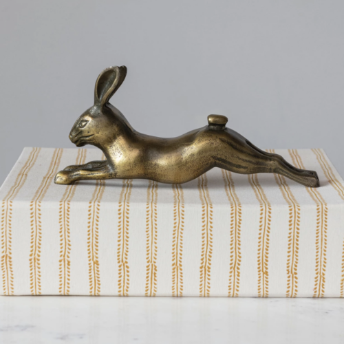 Antique Brass Rabbit